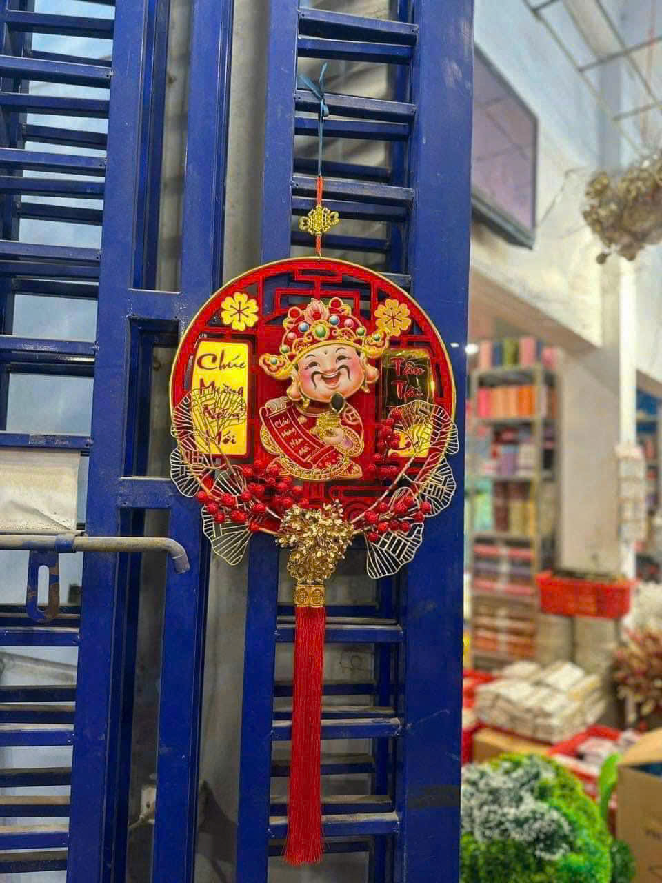 Dải Treo Thần Tài Lắc Đầu Gọi Tài Lộc, Liễng Thần Tài Tết Cầu May Mắn, .Đồ Trang Trí Tết Nhiều - Hàng Loại 1.  CHính Hãng MINIIN