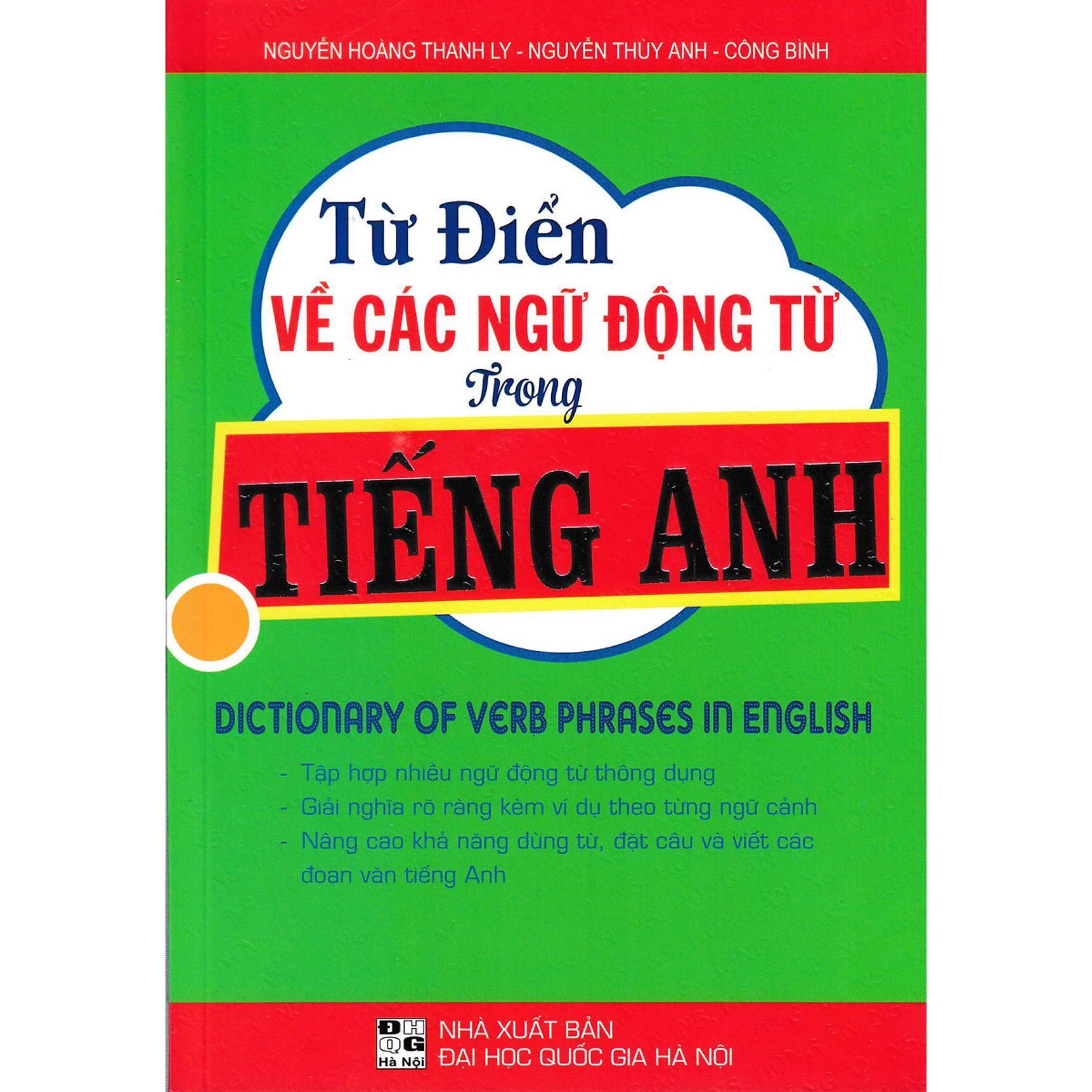 Sách - Từ Điển Về Các Ngữ Động Từ Trong Tiếng Anh - Hồng Ân