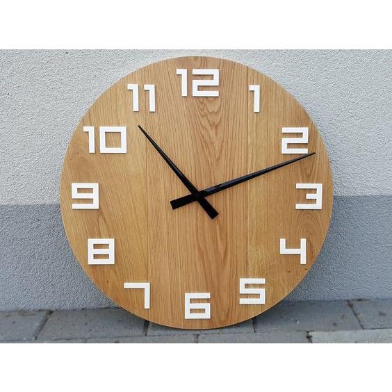 20 MẪU ĐỒNG HỒ - Đồng hồ Gỗ treo tường chất liệu gỗ máy kim thiết kế in theo yêu cầu trang trí nhà và quán café*#3