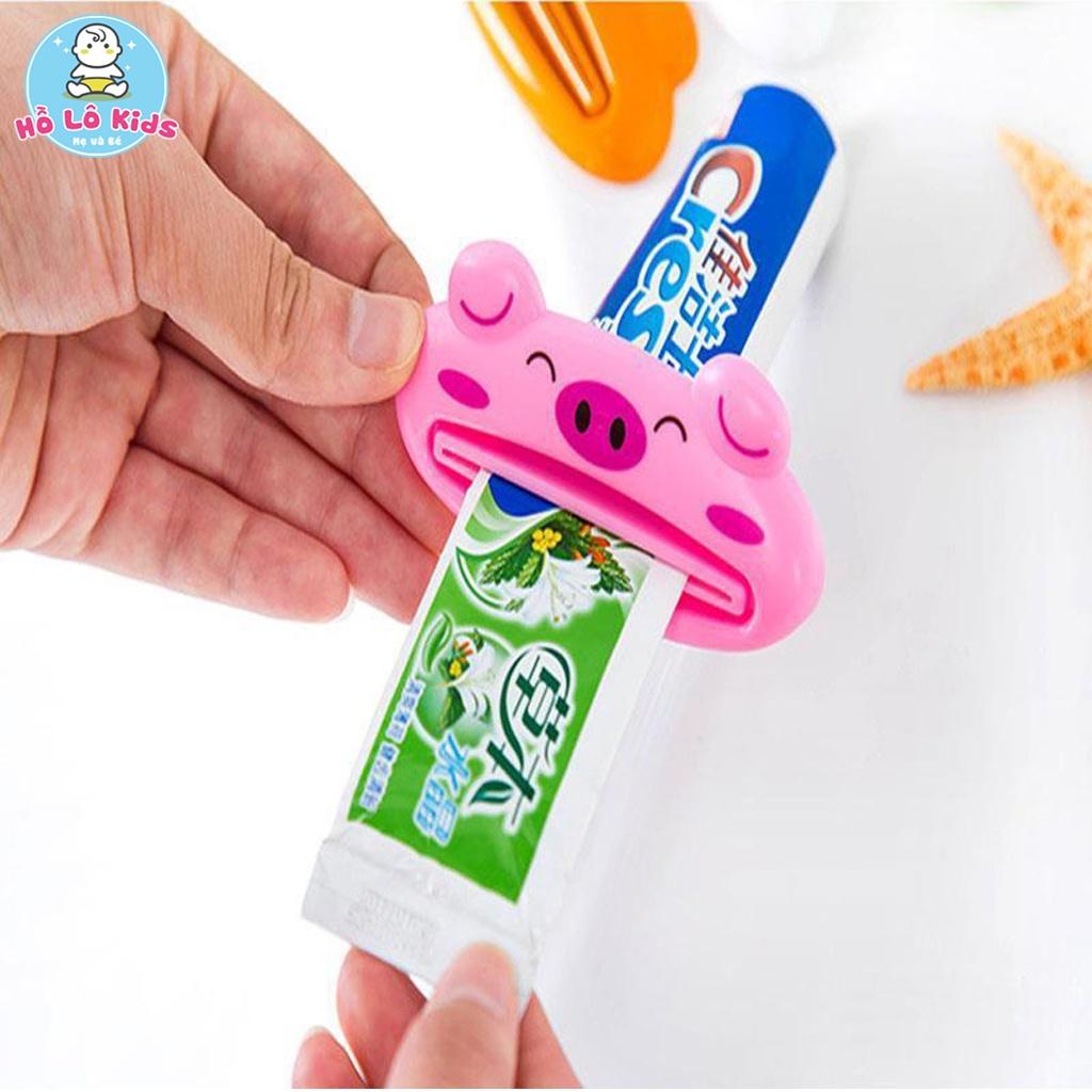 Kẹp kem đánh răng hình con vật dễ thương đa năng Hồ Lô kids