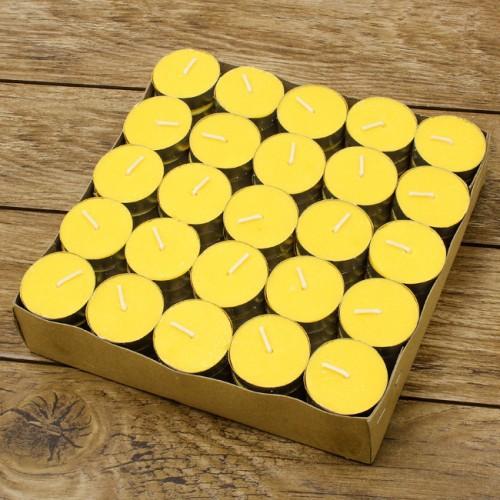 NẾN TRANG TRÍ TIỆC TEALIGHT MÀU 2H KHÔNG MÙI, KHÔNG KHÓI -100V/ HỘP