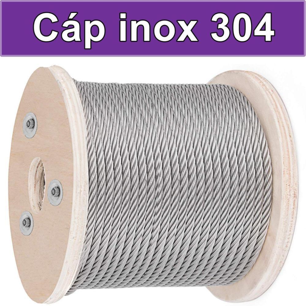 Cáp inox 304 - Cuộn 100 mét CÁP THÉP Thái Bình Vina