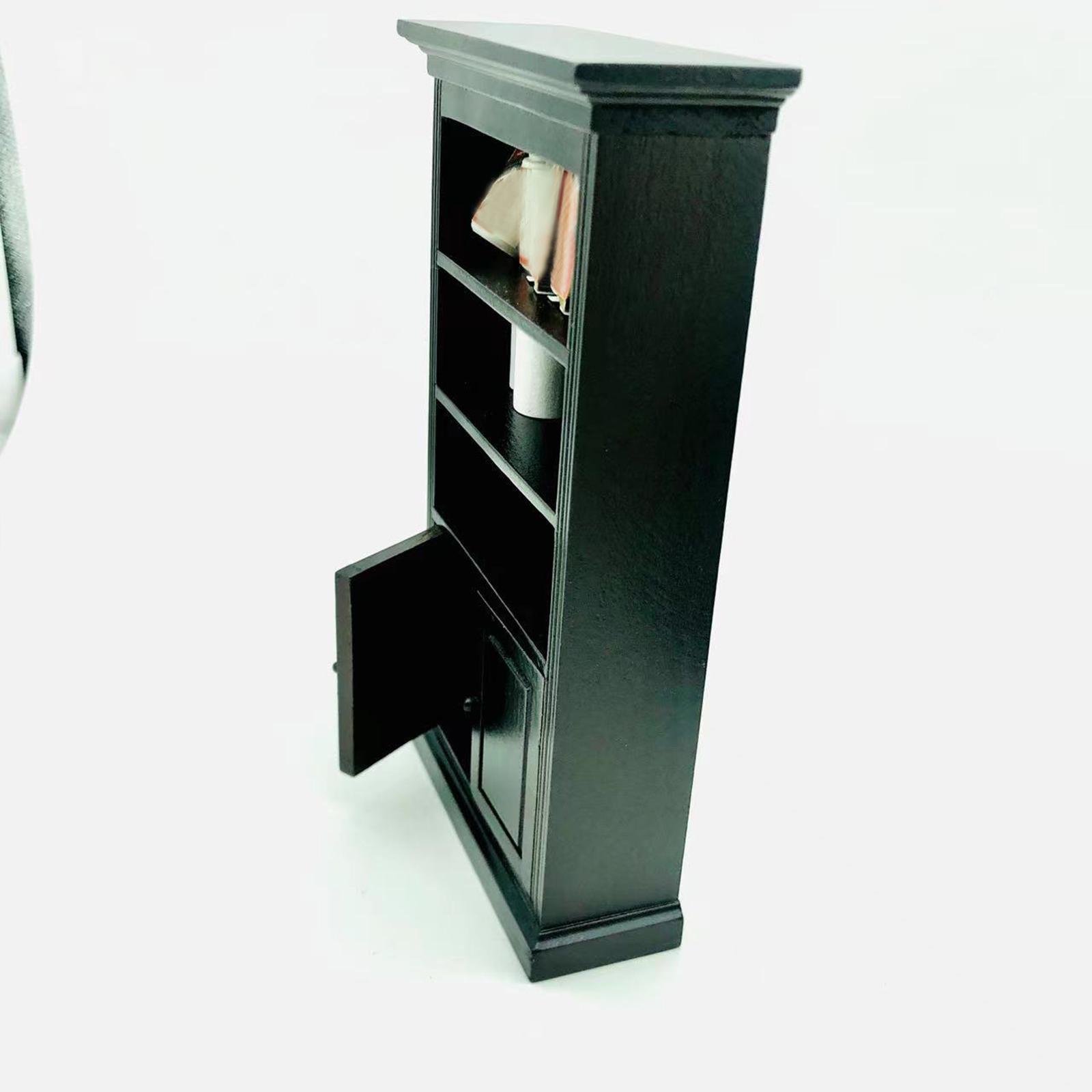 1/12 Miniature Furniture Decoration Wooden Ornament Gifts Furnishings for Dollhouse Bedroom