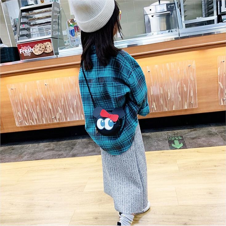 Túi xách hộp da PU đeo chéo đựng bao lì xì dây đeo thừng phong cách vintage