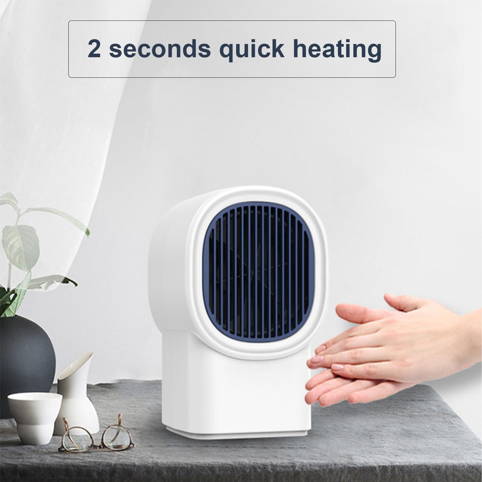 Máy sưởi mini để bàn, máy sưởi làm nóng nhanh không gây ồn