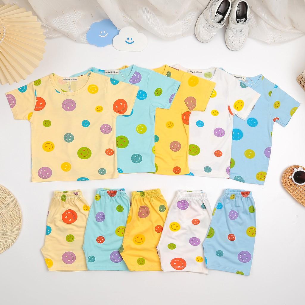 Bộ cộc tay cho bé bộ cộc tay Minkymom họa tiết TRÁI BƠ cho bé trai bé gái Chất thun lạnh cao cấp siêu mềm siêu mát