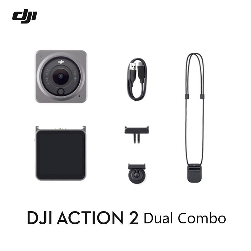 DJI Hành động 2 Camera hành động 4K 120fps Siêu rộng FOV Thiết kế đa năng Thiết kế di động và có thể đeo được bản gốc không thấm nước