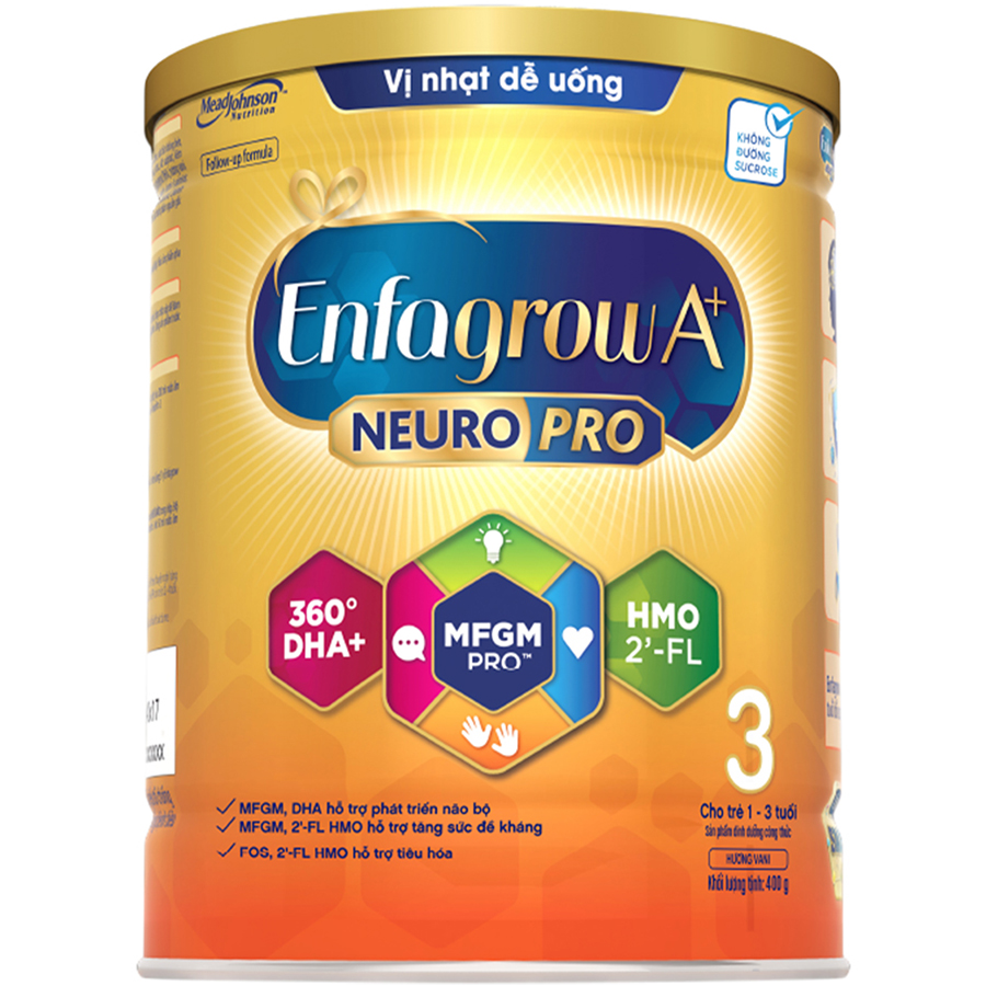 Sữa bột Enfamil A+ NeuroPro 2 với 2’-FL HMO cho trẻ từ 6 –12  tháng tuổi– 2.2kg