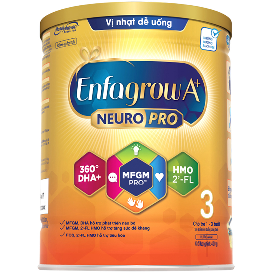 Sữa bột Enfamil A+ NeuroPro 2 với 2’-FL HMO cho trẻ từ 6 –12 tháng tuổi– 2.2kg