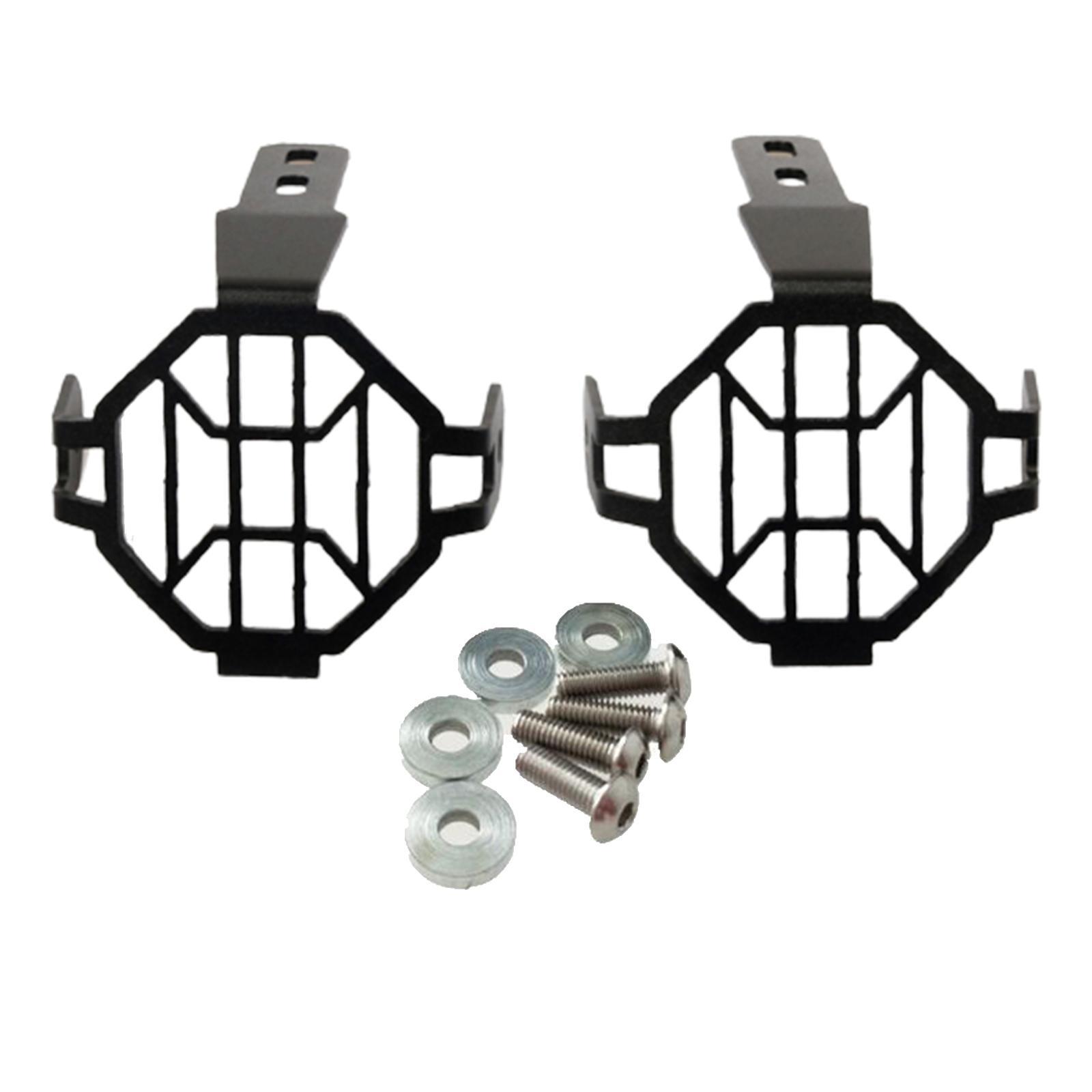 2x Motorcycle Fog Lights Lamp Protector Guards Cover for    ADV