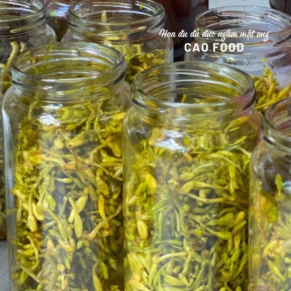 Mật ong ngâm hoa đu đủ đực CAO FOOD nguyên chất tự nhiên - vị ngọt vừa phải, dùng vừa thơm và ngon, rất dễ uống