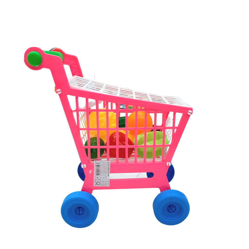 Xe đẩy siêu thị đồ chơi có bé HT7660