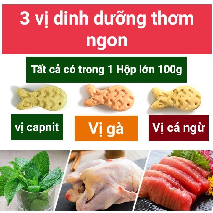 Bánh quy cho mèo - snack cho mèo - Đồ ăn nhẹ có chứa capnit cao cấp cho mèo - Sạch răng bổ mắt dưỡng lông