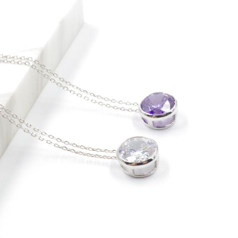Dây chuyền bạc đính đá cao cấp YN JEWELRY