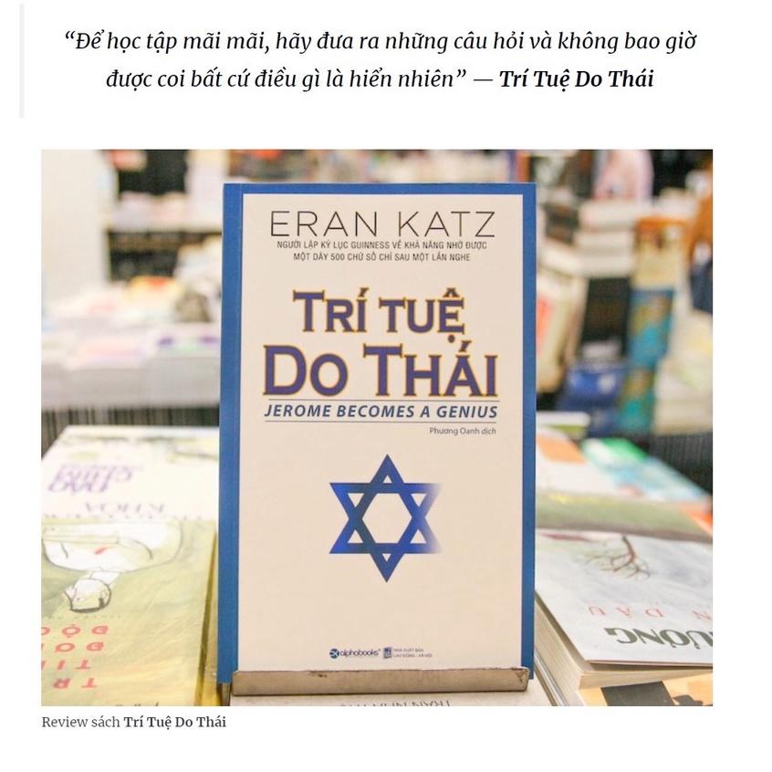 Trí Tuệ Do Thái - Những Phương Pháp Phát Triển Trí Tuệ Của Người Do Thái - Eran Katz
