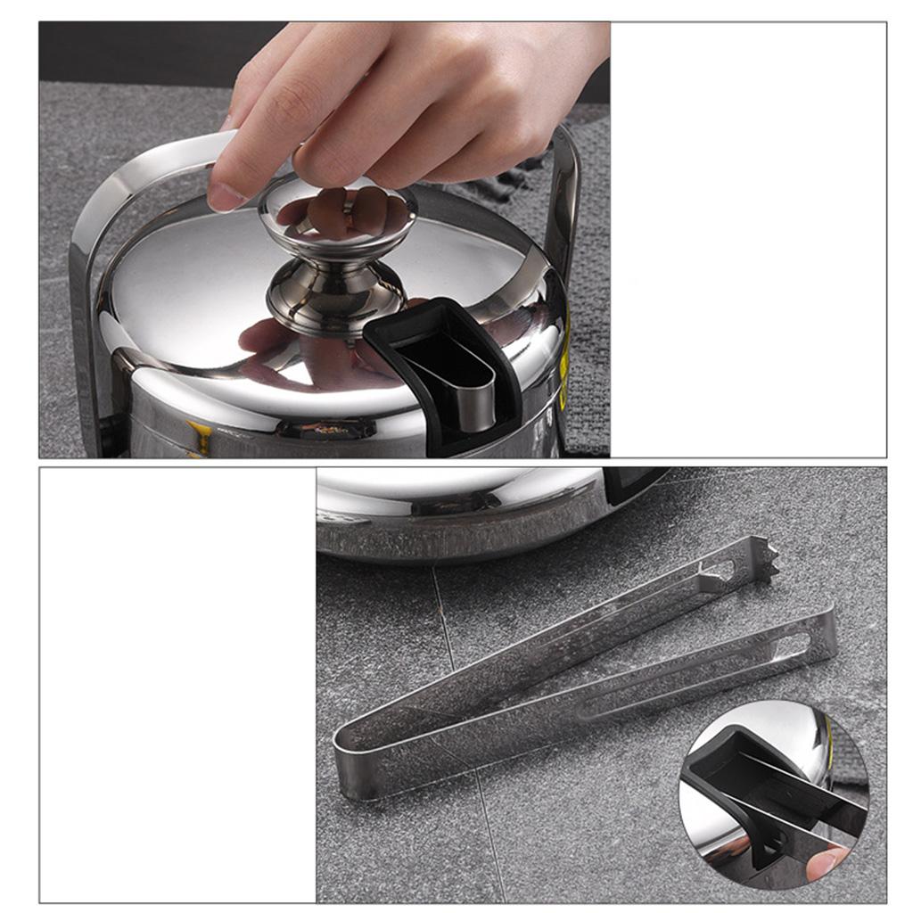 Stainless Steel Cooler Wine Beer Cool Ice Bucket With Tongs Champagne Party