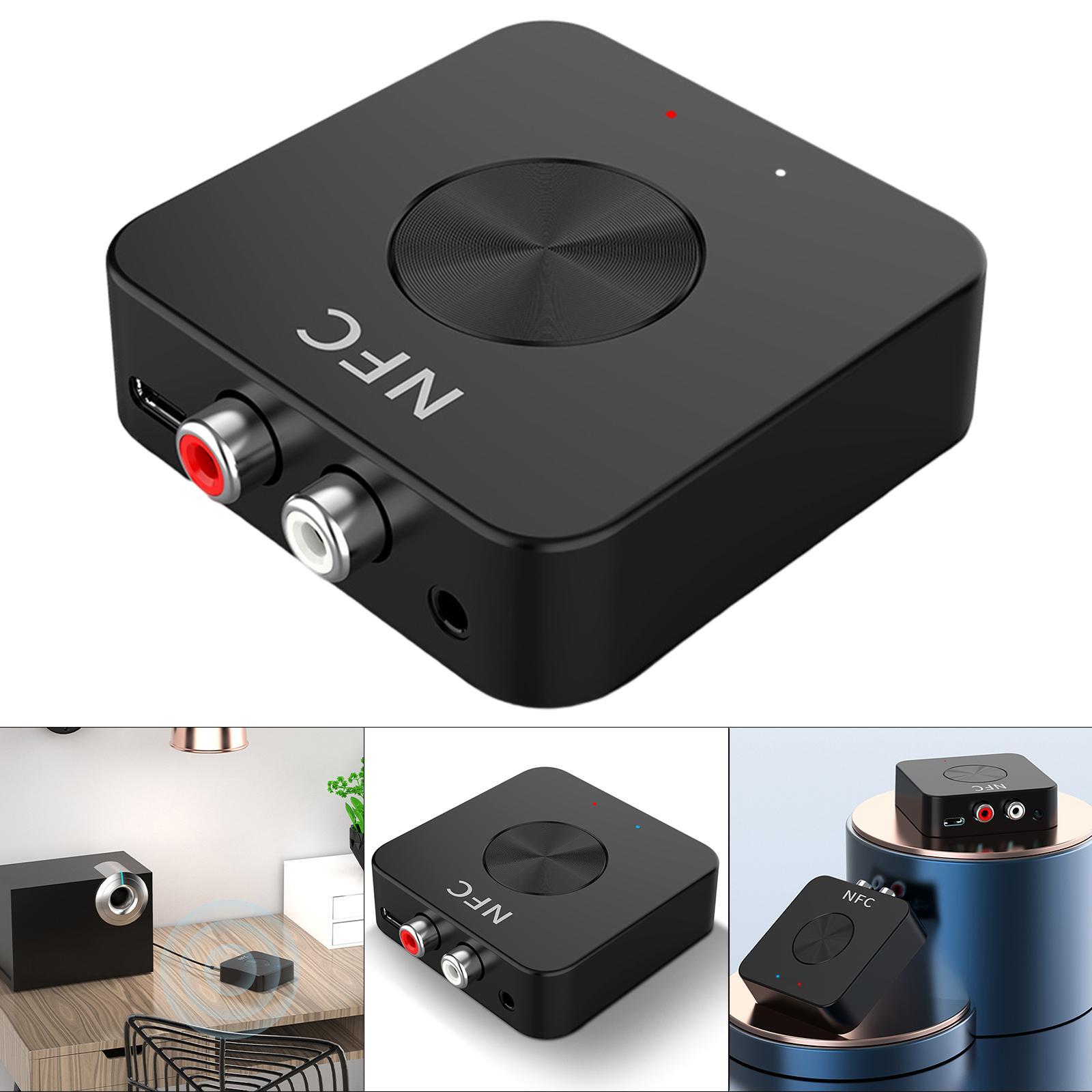 NFC Wireless Bluetooth Receiver HiFi AUX RCA Bluetooth 5.0 ,Audio Adapter ,Transmitter ,for Music ,Sound System ,Streaming, Home Stereo