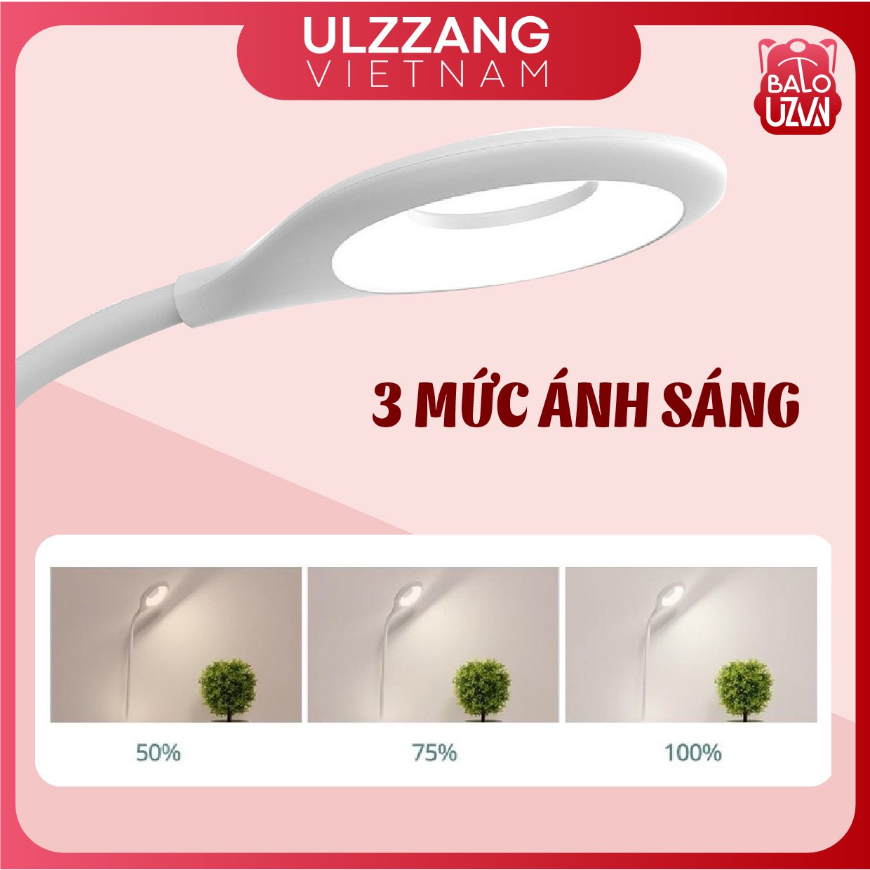 Đèn học để bàn chống cận tích điện , đèn mini cảm ứng đa năng cho bé 3 chế độ sáng.