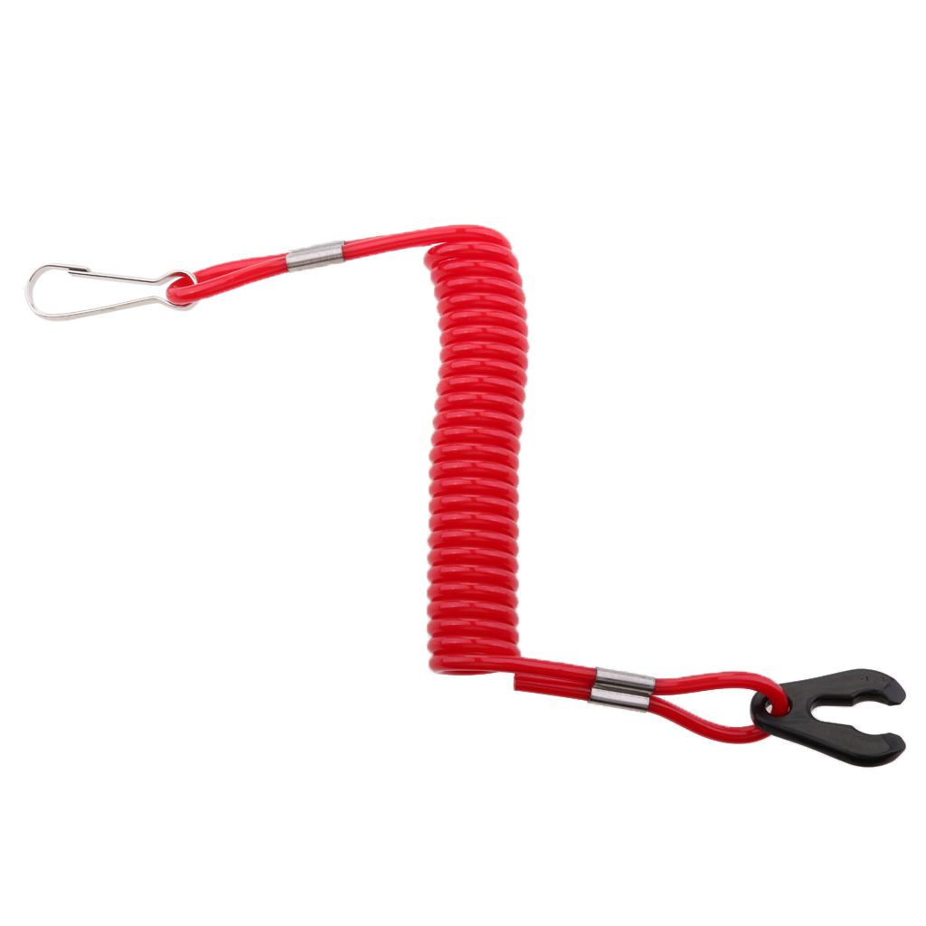 2xBoat Outboard Engine Motor Kill Stop Switch Safety Tether Lanyard for Yamaha