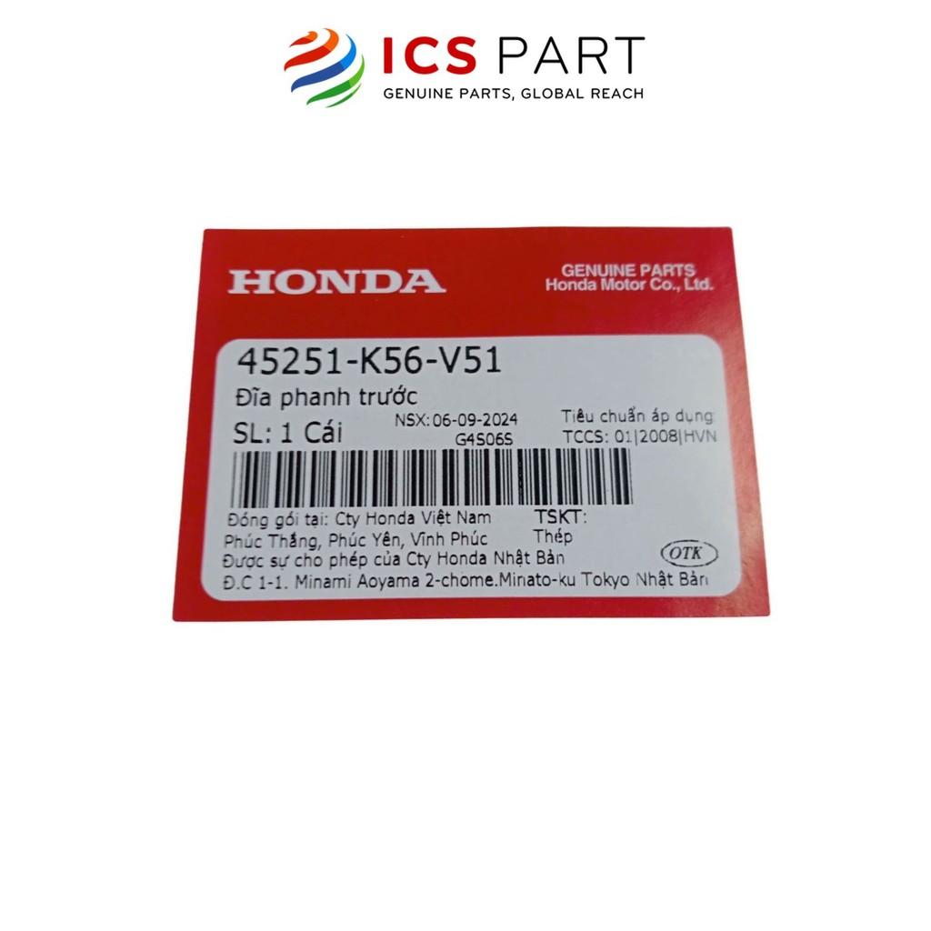 Đĩa Phanh Trước HONDA Winner X (45251K56V51)