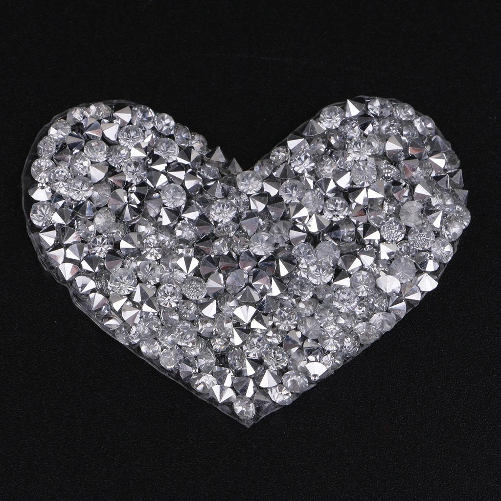 6x Rhinestone Sticker Sheet Applique for Handicrafts