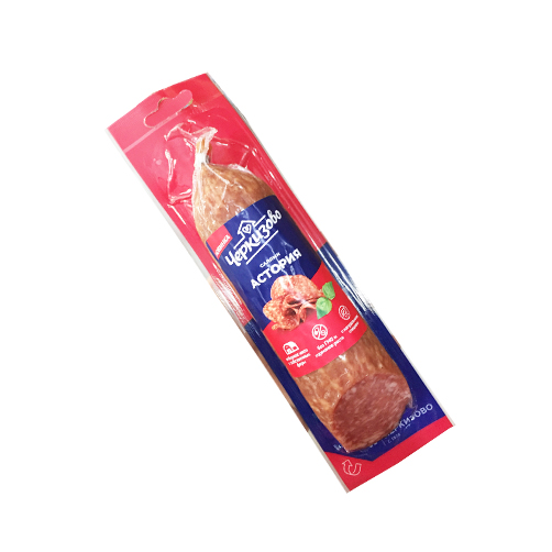 Xúc Xích hun khói Salami 225g, giò salami hun khói nhập khẩu Nga 225g,