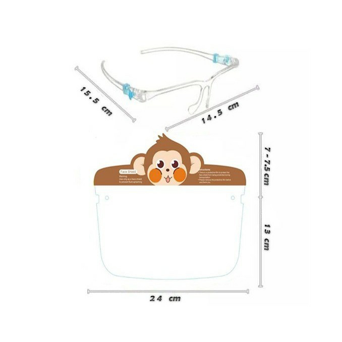 [Face shield] Mặt Nạ Kính Bảo Hộ Đa Năng Chống Dịch, Chống Giọt Bắn, Bụi cho trẻ em tặng kèm móc khóa Shopping online