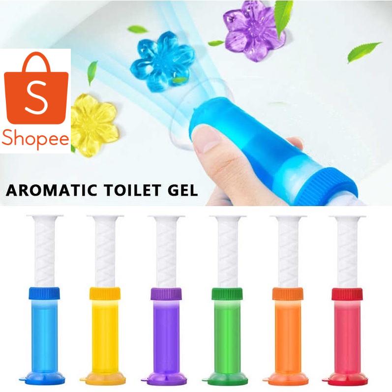 Gel khử mùi khử trùng bồn cầu dạng thạch hình bông hoa với 7 mùi thơm cho toilet