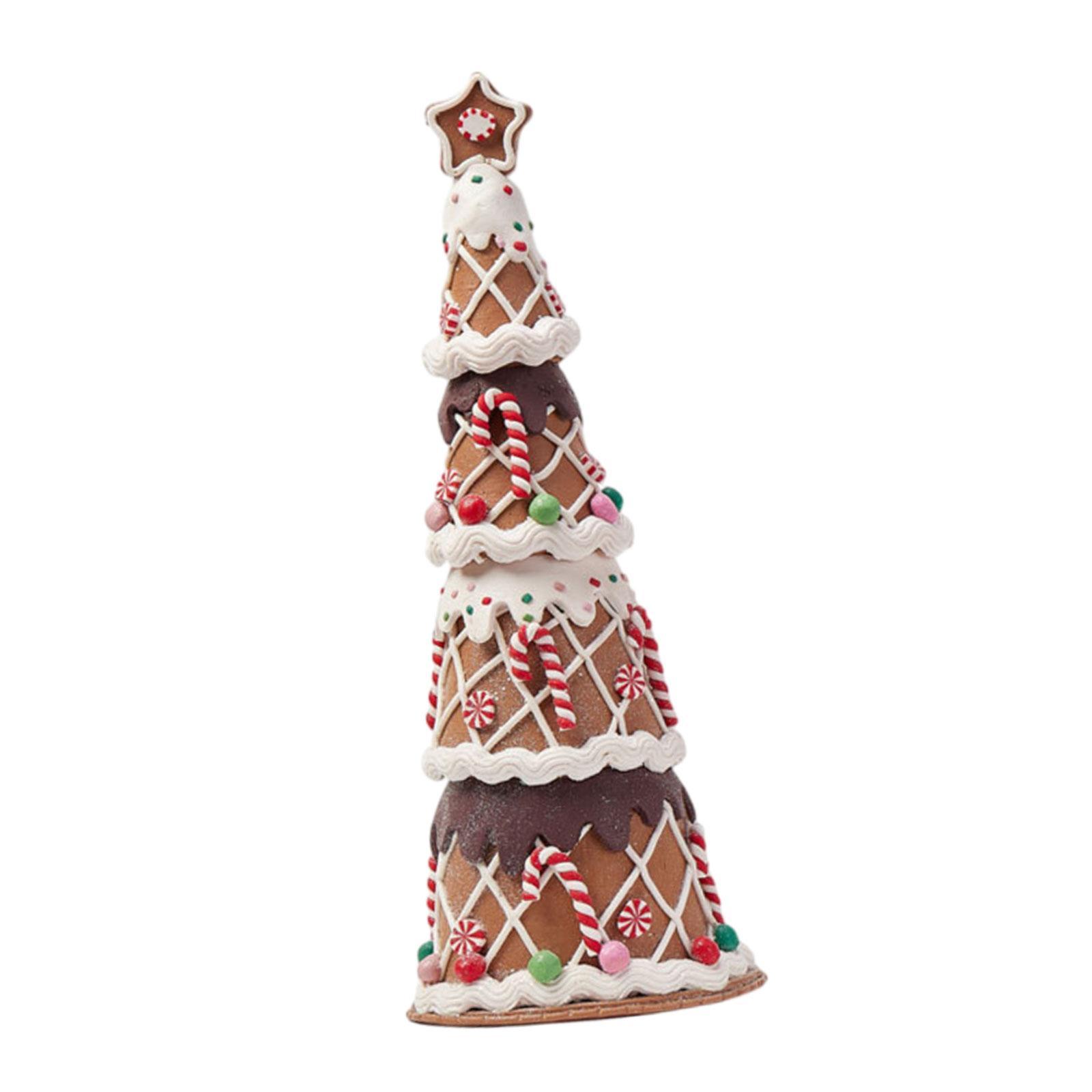 Christmas Table Decoration Christmas Tree Ornament Figurines for Dining Room