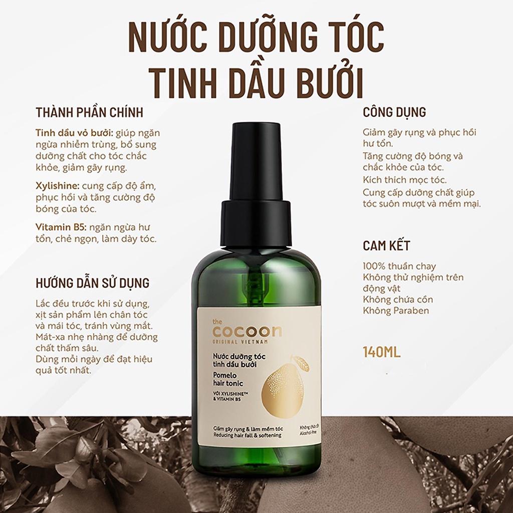 Nước dưỡng tóc tinh dầu bưởi Cocoon 140ml