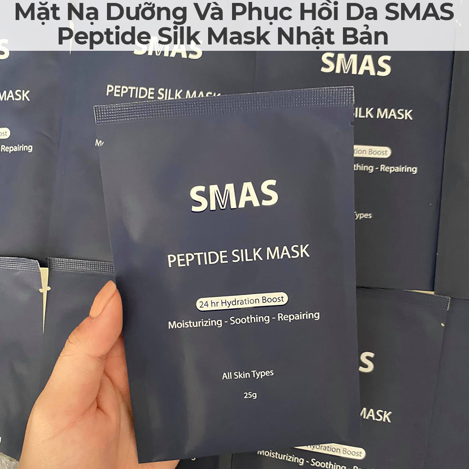 Mặt Nạ Phục Hồi Cấp Ẩm Cao Cấp Smas Peptide Silk Mask