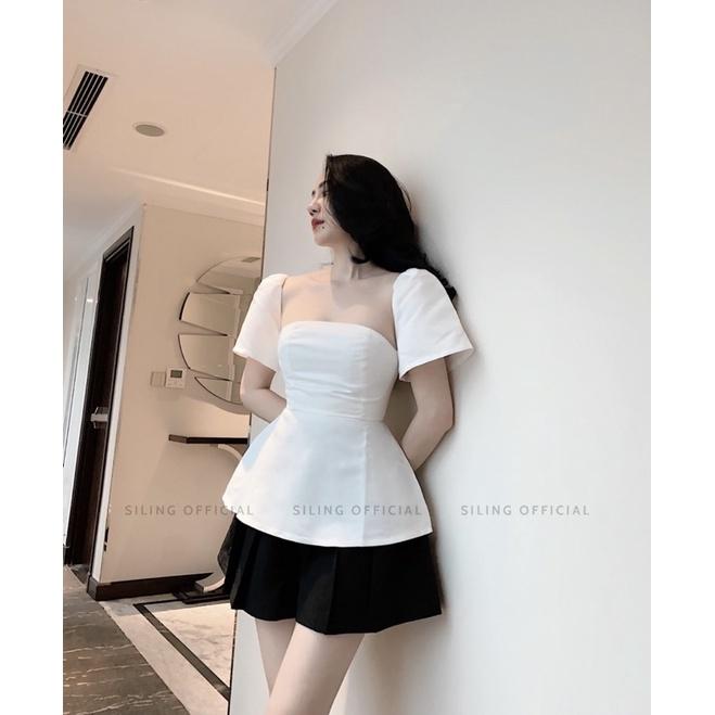 Áo Chít Eo Tay Phồng