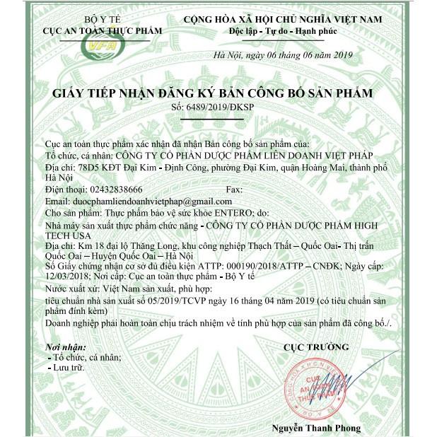 MEN VI SINH ENTERO PLUS - GIÚP CÂN BẰNG HỆ VI SINH ĐƯỜNG RUỘT PHÒNG NGỪA RỐI LOẠN TIÊU HÓA - HỘP 20 ỐNG