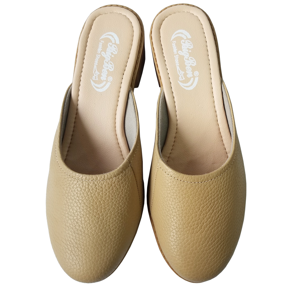 Dép Cao Gót Nữ BIGGBEN Da Bò Cao 4 Phân DCG118