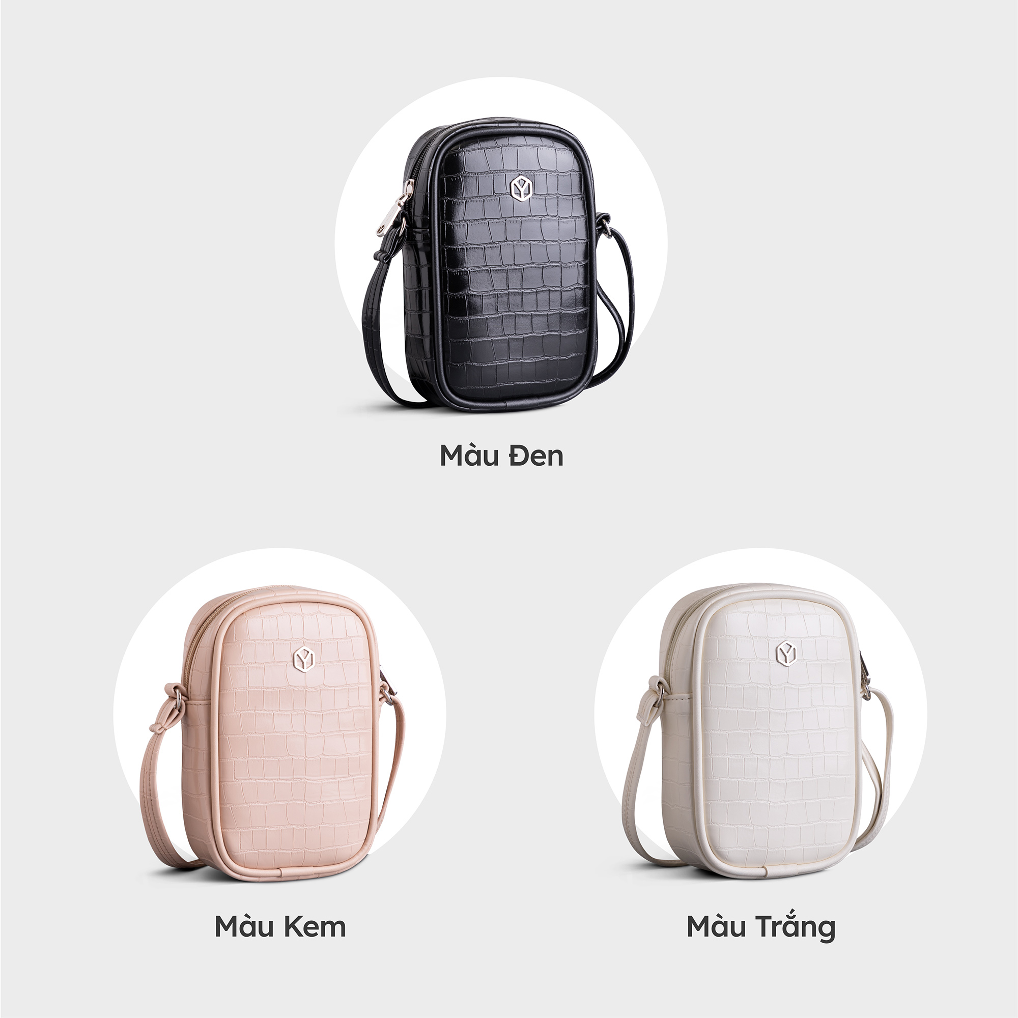 Túi Yuumy ( Thời trang nữ đi chơi sành điệu size 11 - Túi đeo chéo da Verein YN187 )