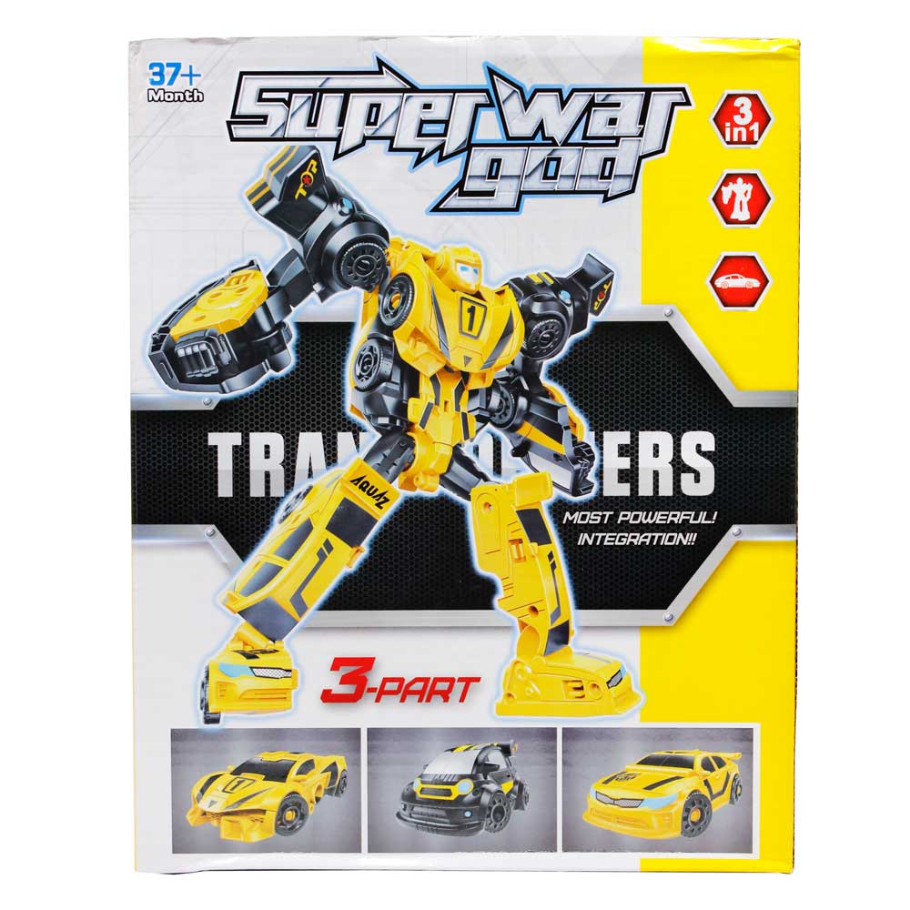 Đồ chơi lắp ráp robot biến hình xe 4 in 1