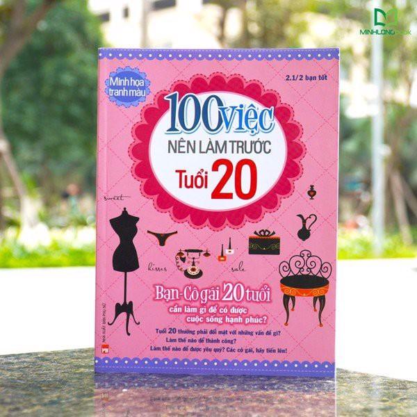 Sách: Combo Định Hình Cuộc Sống: 100 Việc Nên Làm Trước Tuổi 20+ tuổi 20, sức hút từ kỹ năng giao tiếp+ Phụ Nữ Tuổi 20 Thay Đổi Để Thành Công