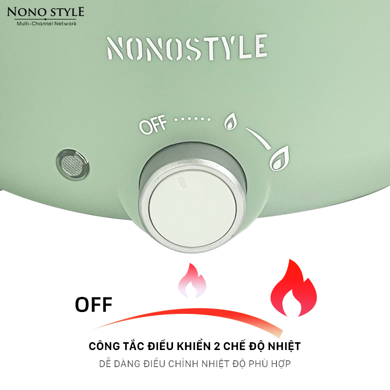 Nồi Điện Đa Năng Nonostyle (3L - 1000W) - Hàng Chính Hãng