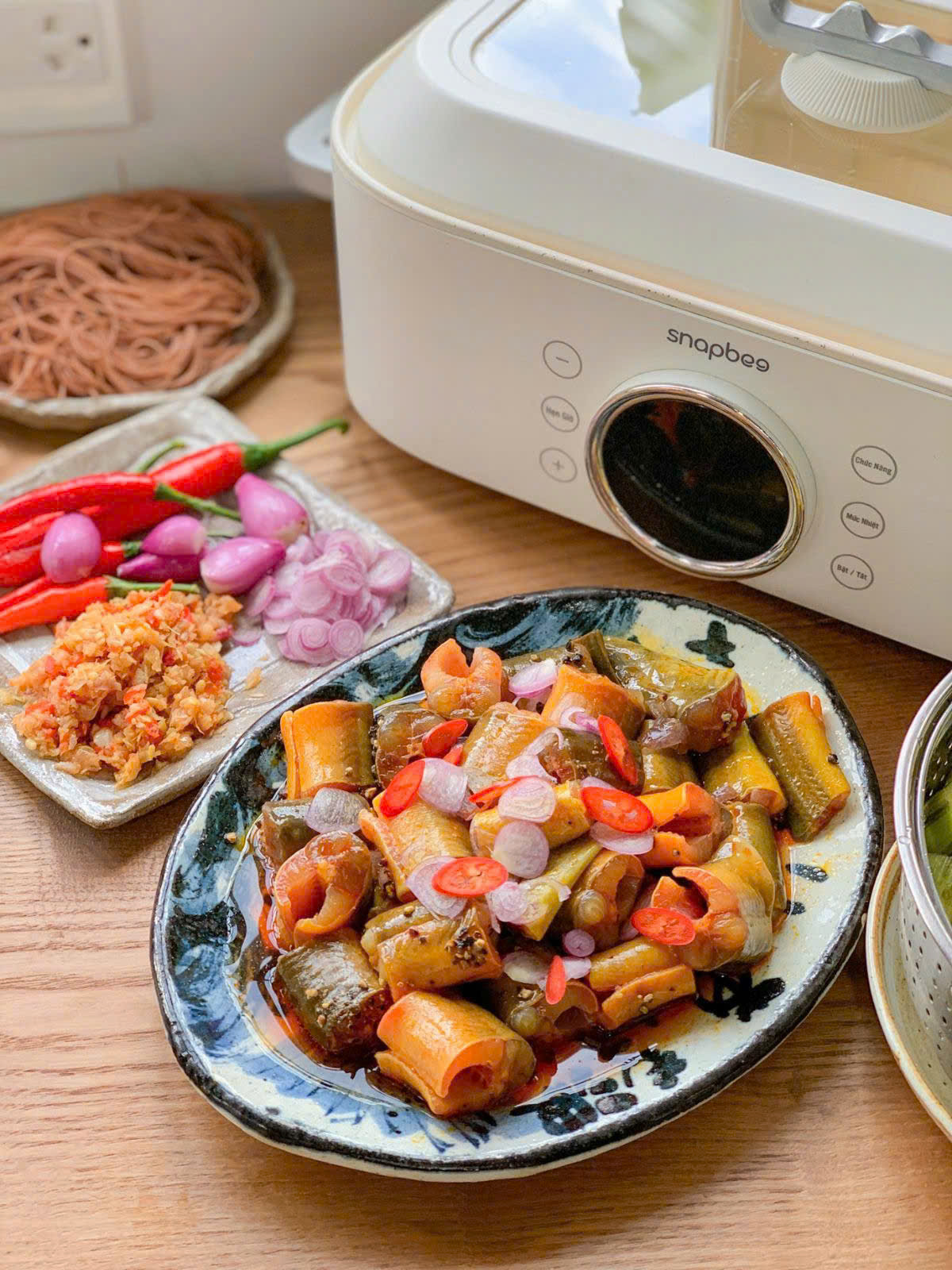 [Hàng chính hãng] Nồi Hấp Điện 3 Tầng SNAPBEE ST2000 - 20L Đa Năng, Kháng Khuẩn, Không Gây Mùi