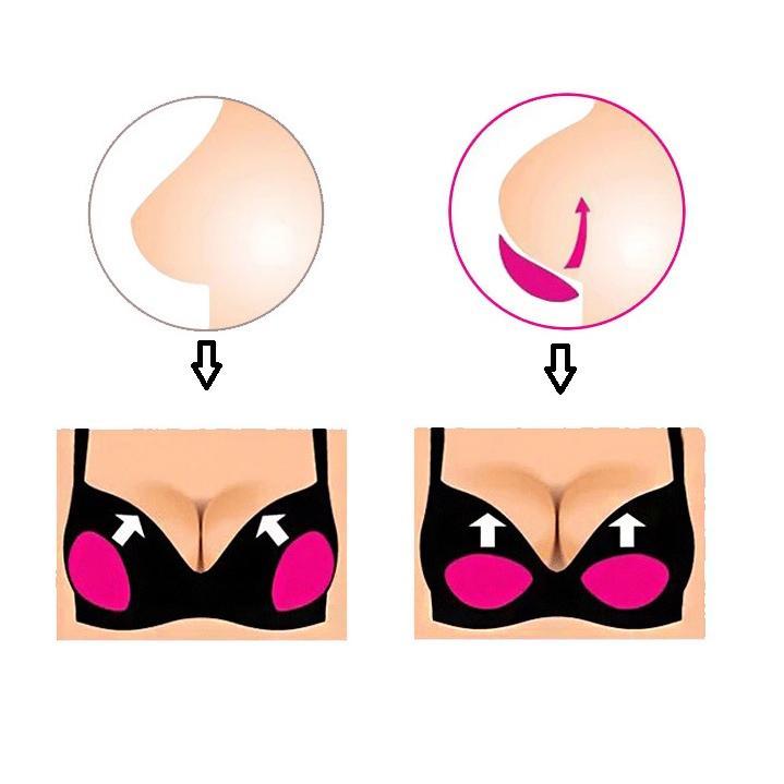 Mút Độn Ngực có Keo Dán Chống Tuột, Áo Lót Nâng Đẩy Ngực Định Hình Siêu Tiện Lợi