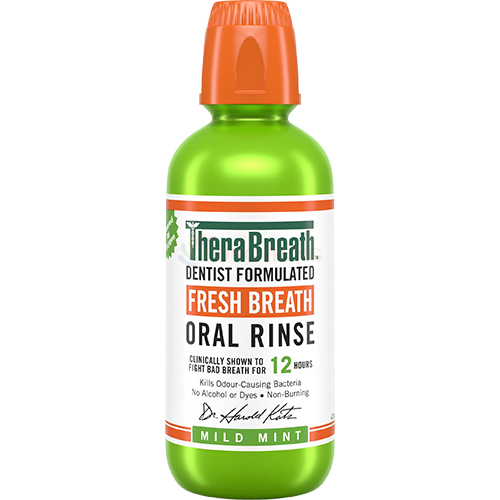 Nước súc miệng TheraBreath Fresh Breath Oral Rinse (473ml) - Hàng chính hãng