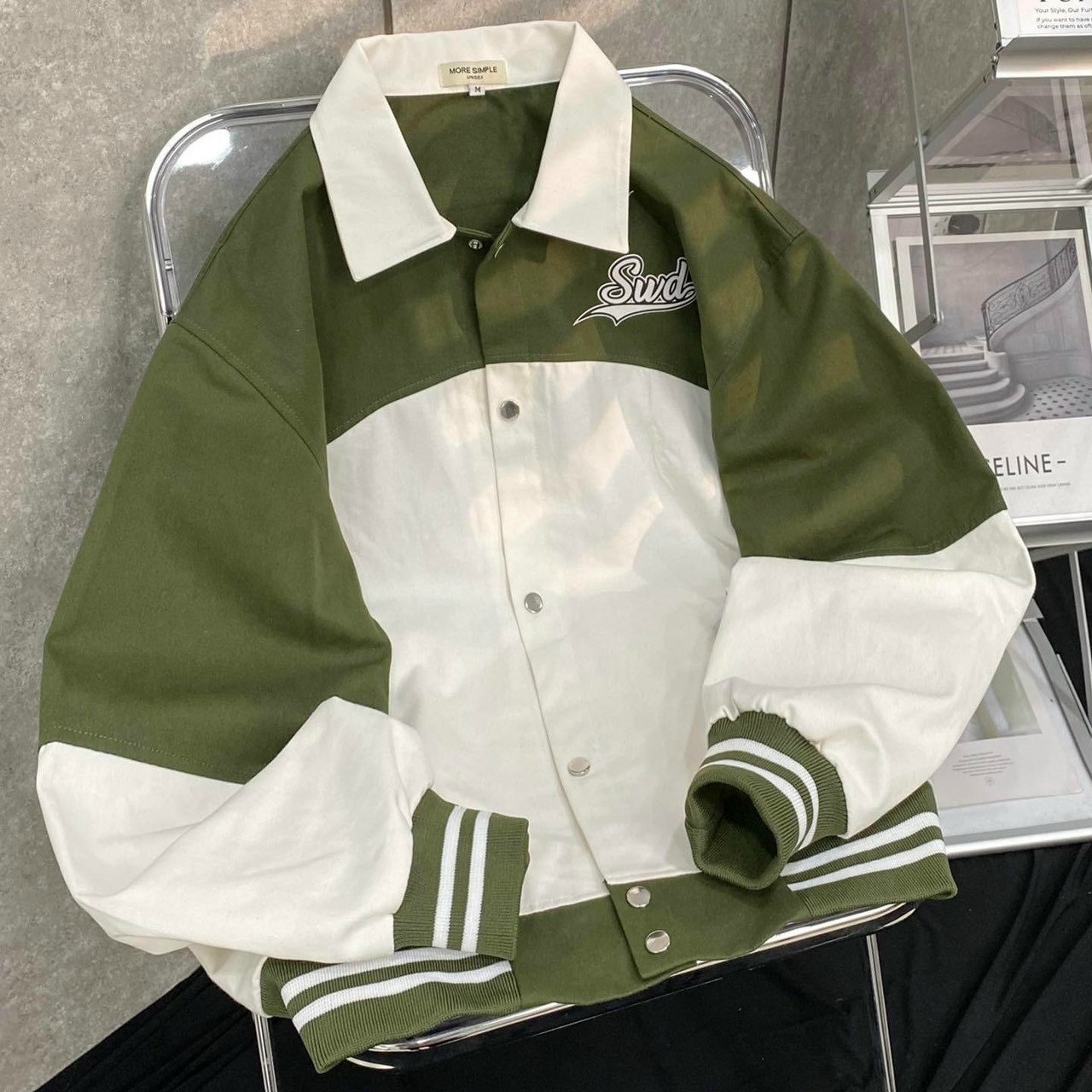 Áo Khoác Jacket Form Rộng BOB Phong Cách Ulzzang, Áo Khoác Bomber BOB Jacket Form Rộng Vải Khaki Dày Dặn Phong Cách Ulzzang Unisex