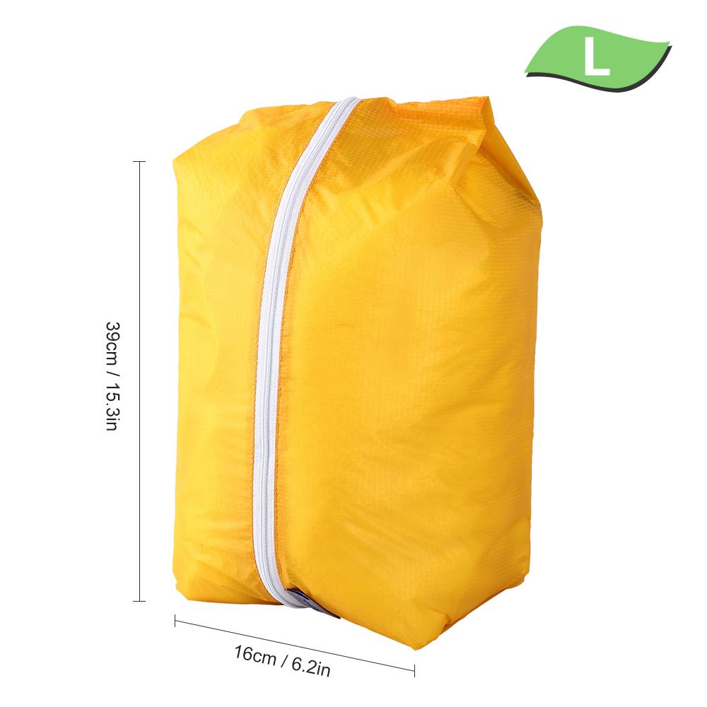 3 Túi cắm trại bằng nilong không thấm nước có dây kéo có thể tái sử dụng