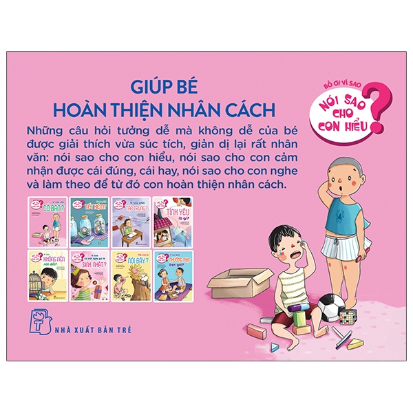 Bộ Sách Nói Sao Cho Con Hiểu - Giúp Bé Hoàn Thiện Nhân Cách
