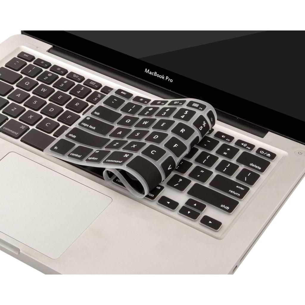 Combo Case ,Ốp Macbook Xám + Phủ phím Đen ( Tặng Nút Chống Bụi + chống gãy dây sạc )