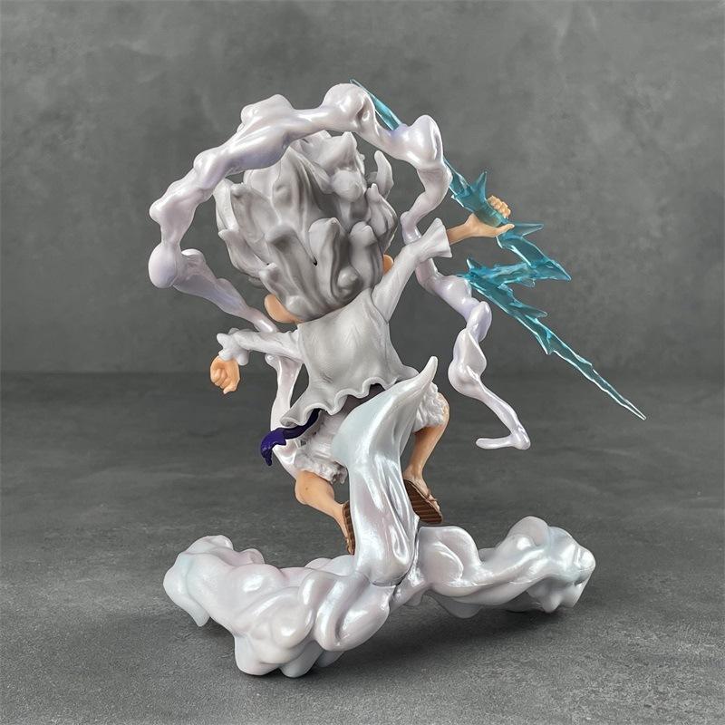 Mô Hình Luffy Gear 5 Bản Có Vũ Khí 16Cm Mô hình One Piece Cao Cấp, Figure Mô Hình Anmie One Piece Luffy Vua Hải Tặc