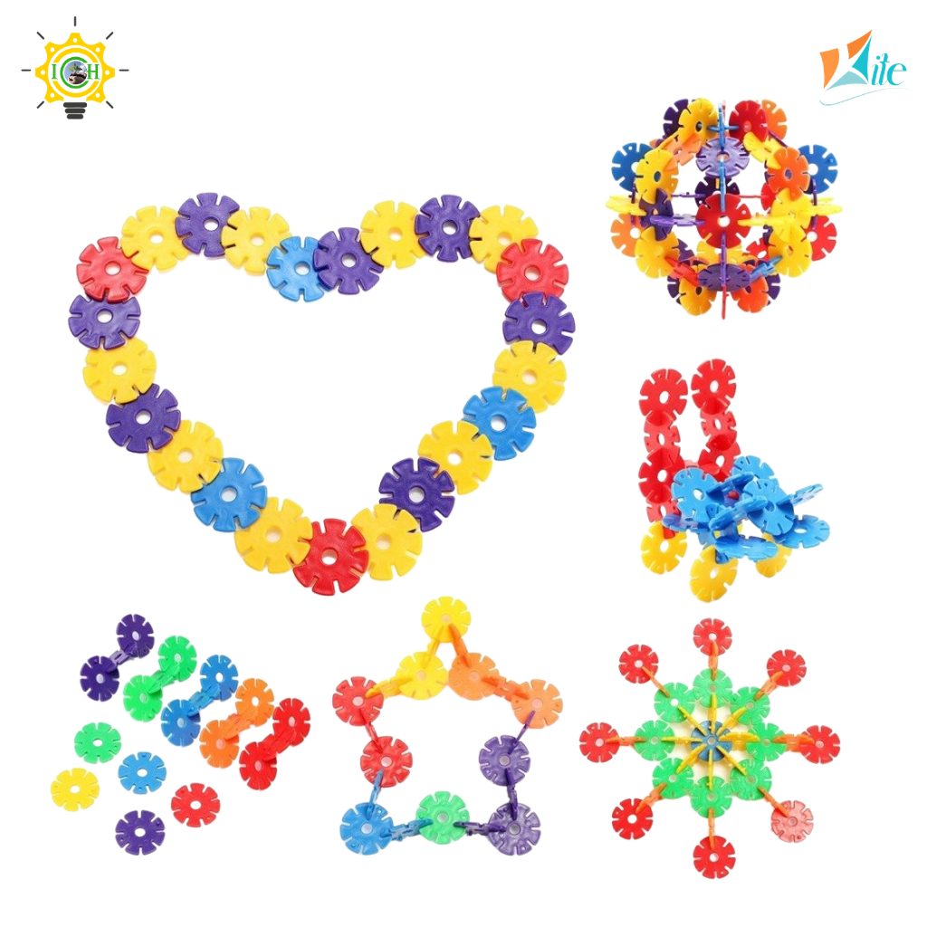 Đồ chơi Xếp Hình Bông Hoa ảo Thuật KITE 1104C052 Giúp Bé Phát Triển Tư Duy Logic, Sáng tạo