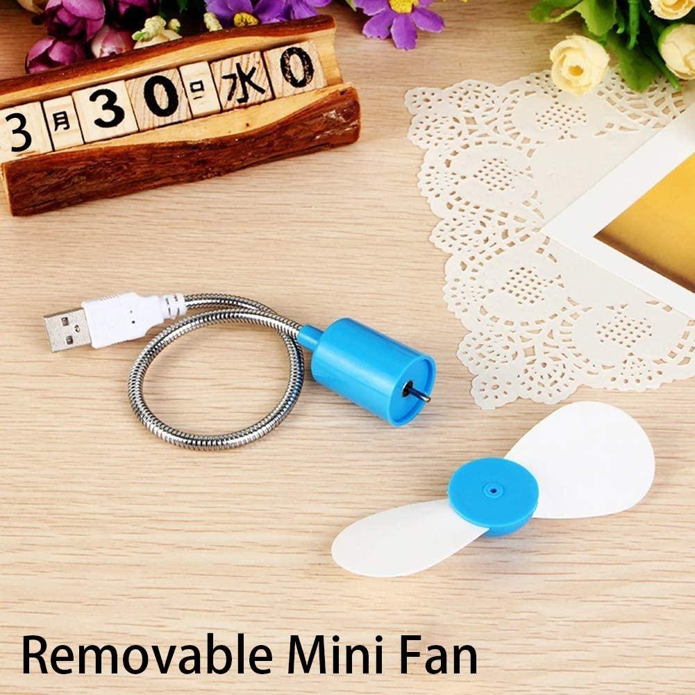 Quạt USB quạt di động mini bàn nhỏ bàn nhỏ có thể sạc lại quạt im lặng quạt mini cho máy tính di động, 4 mảnh
