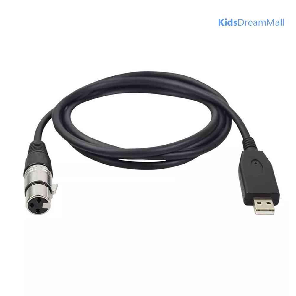 Mới Dây Cáp Chuyển Đổi Cổng USB Sang Cổng XLR 3-Pin