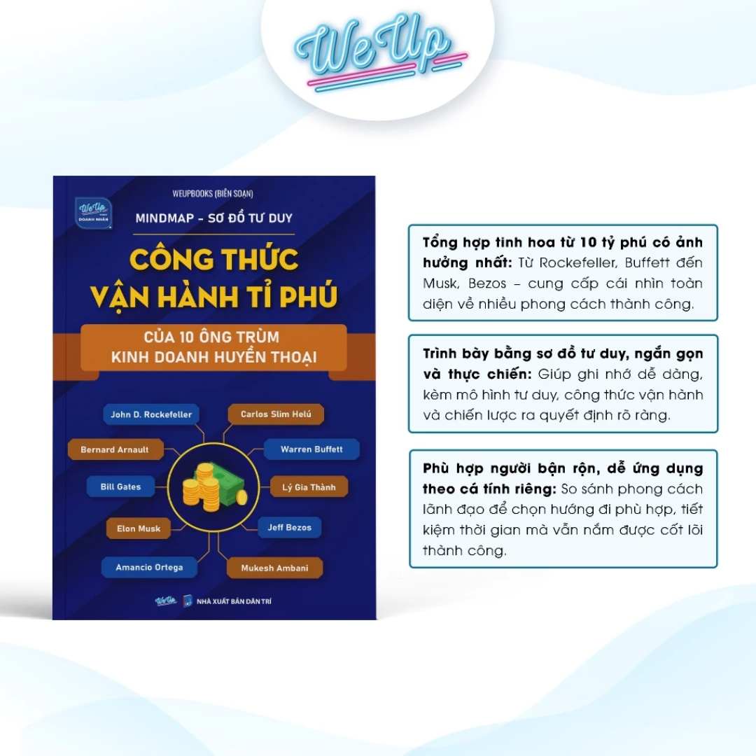 Combo 2 sách: Công thức vận hành tỉ phú, Quản trị vận hành tính toán lãi lỗ
